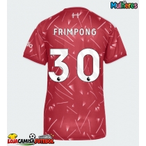 Camisa de Futebol Liverpool Jeremie Frimpong #30 Equipamento Principal Mulheres 2026-27 Manga Curta